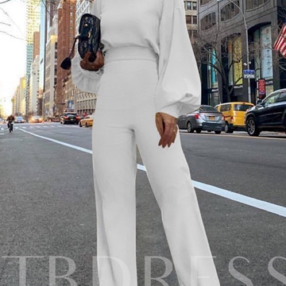 TB Dress Pants - TB Dress White Jumpsuit